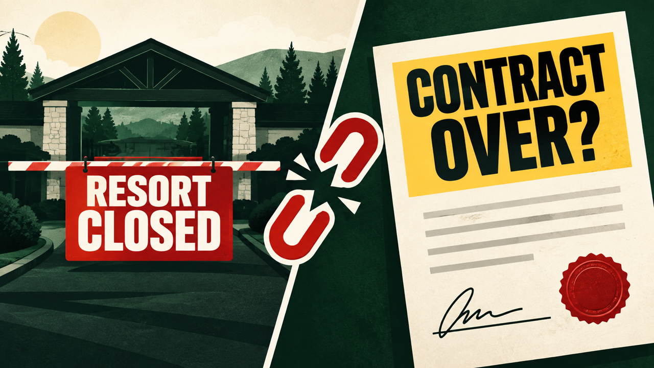 Unbrochure video: Did the Fairfield Glade closure cancel your Wyndham contract?